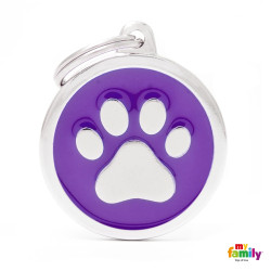 My Family Známka Classic - kroužek packa purpurový
