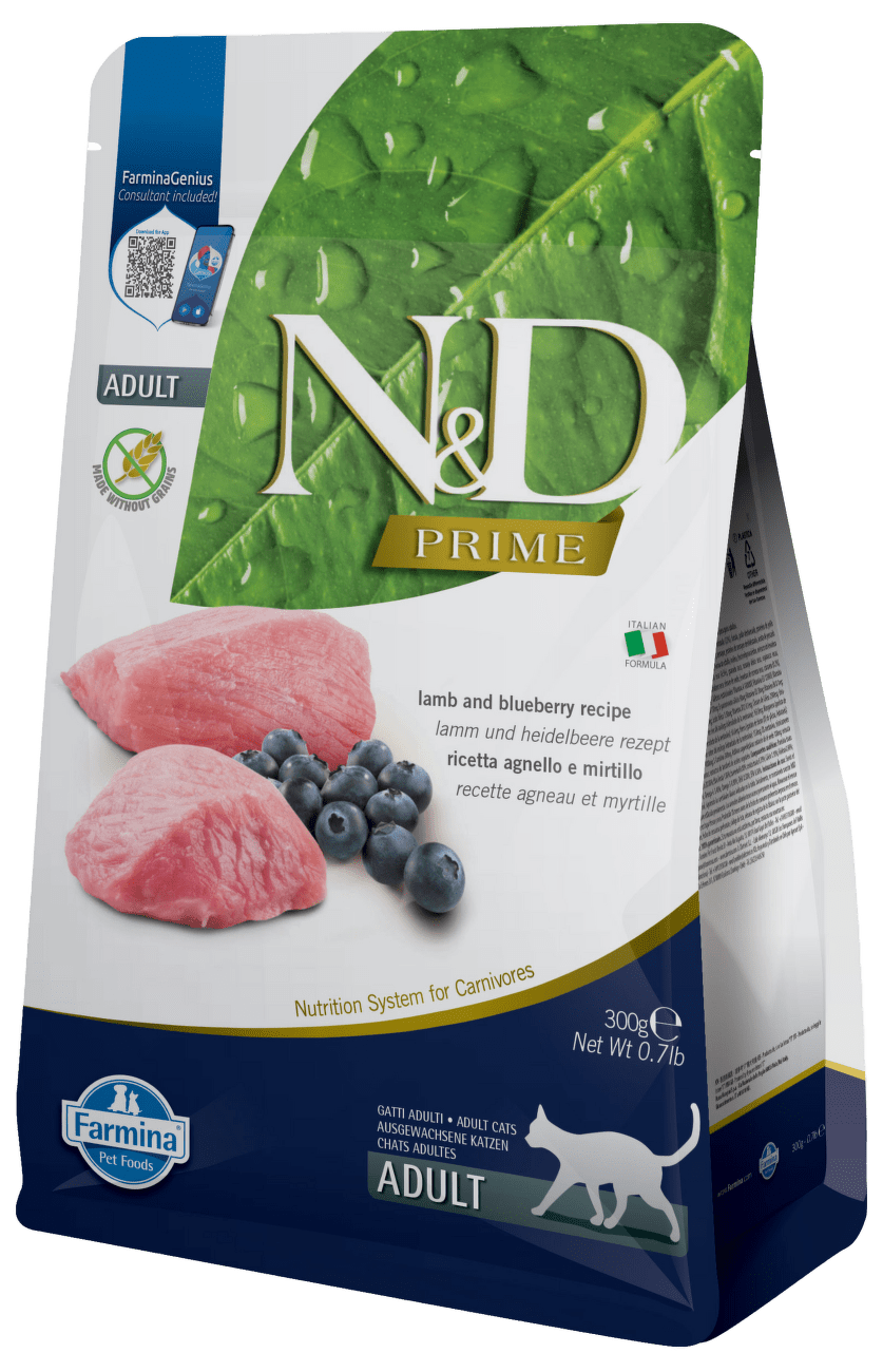 N & D GF CAT ADULT LAMB &  BLUEBERRY 300g