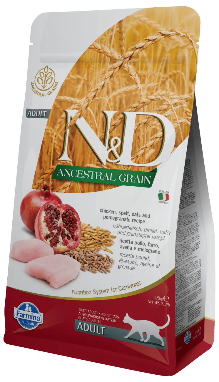 N & D LG CAT Adult Chicken & Pomegranate 1,5kg