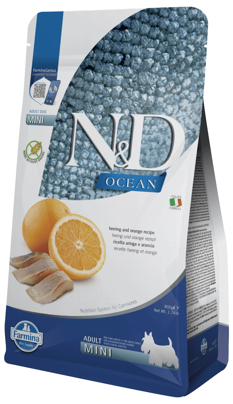 N&D Ocean Dog Adult Mini Herring&Orange 800g