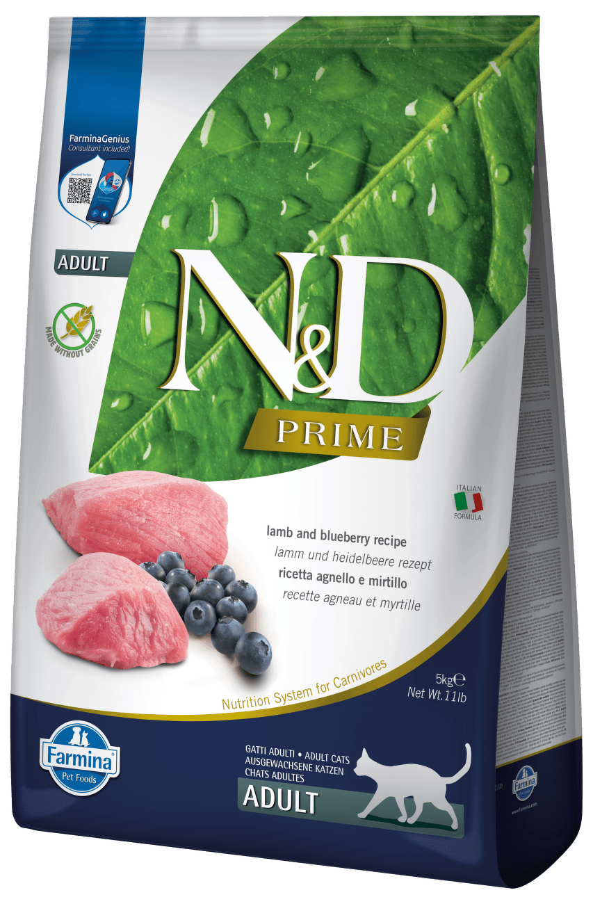 N&D Prime Cat Adult Lamb & Blueberry 5kg