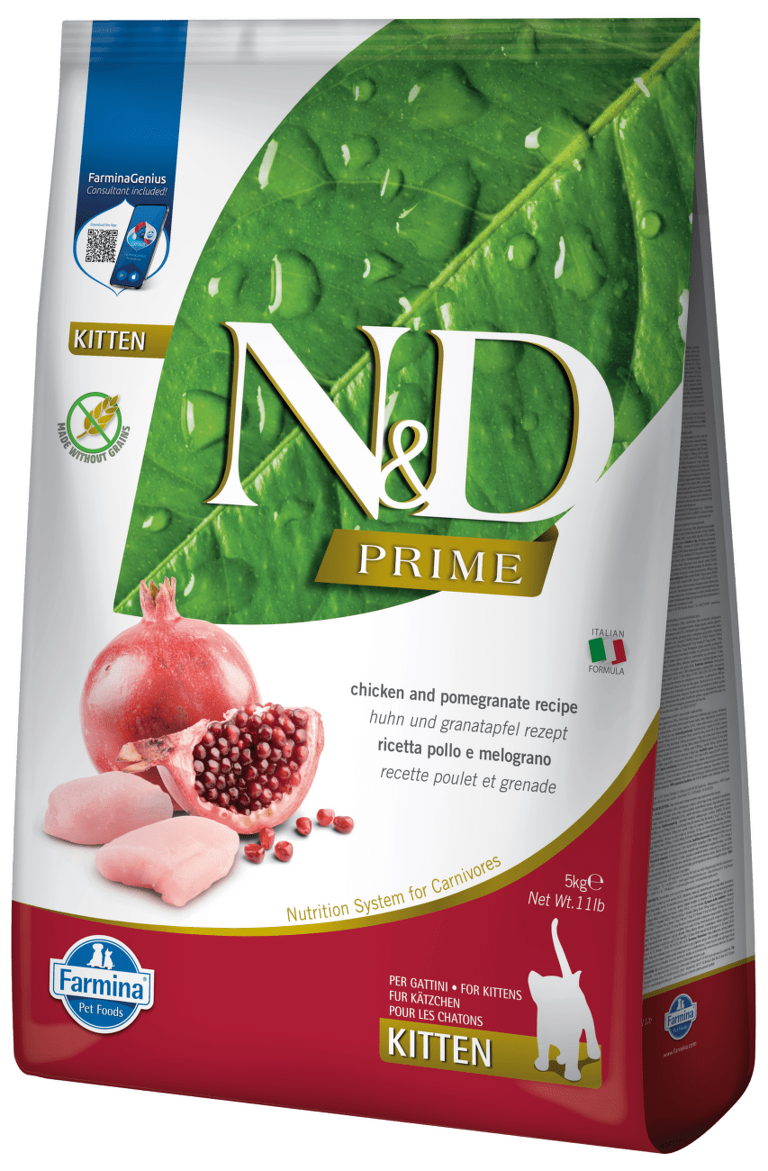 N&D Prime Cat Kitten Chicken & Pomegranate 5kg