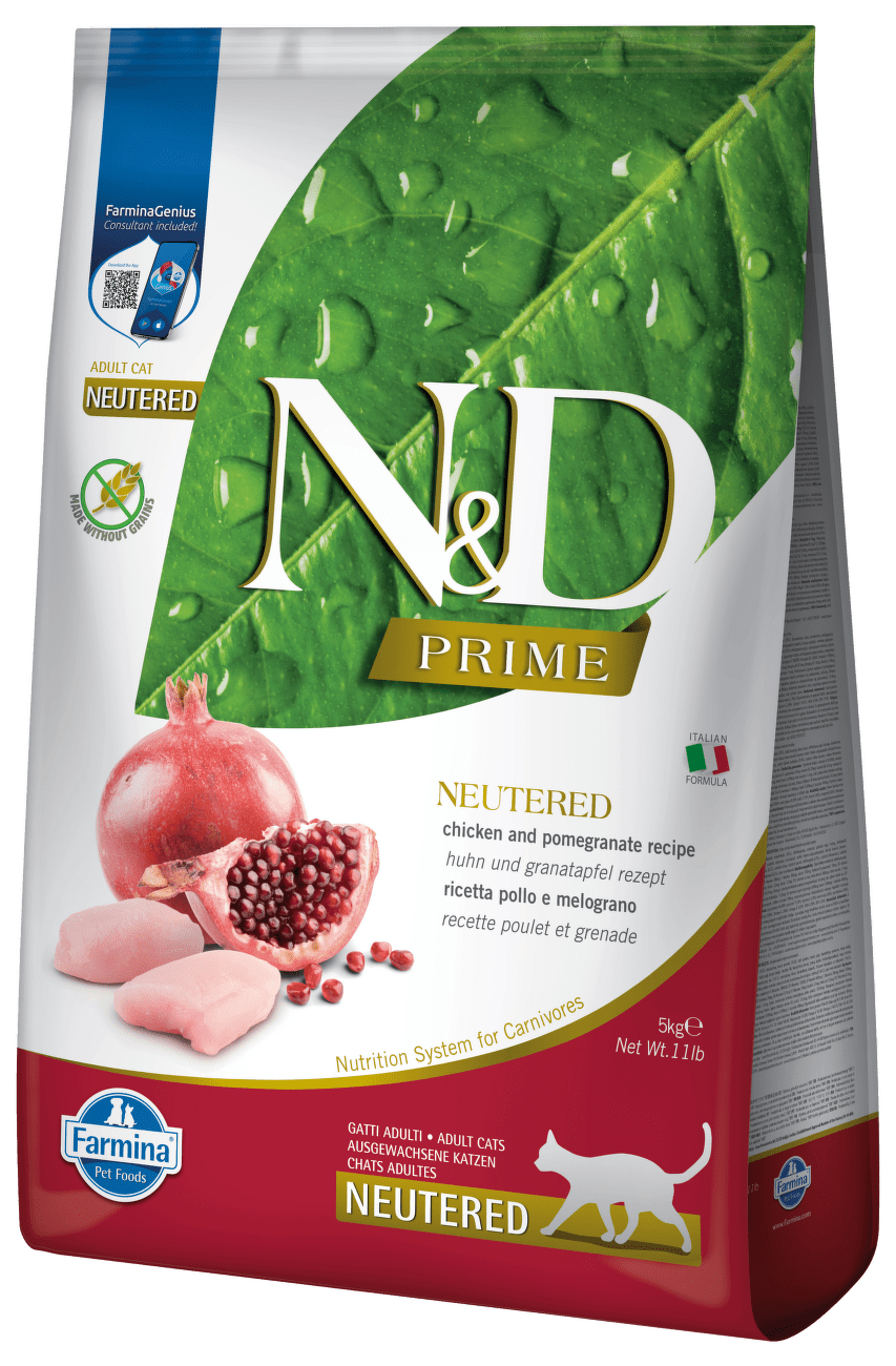 N&D Prime Cat Neutered Chicken & Pomegranate 5kg