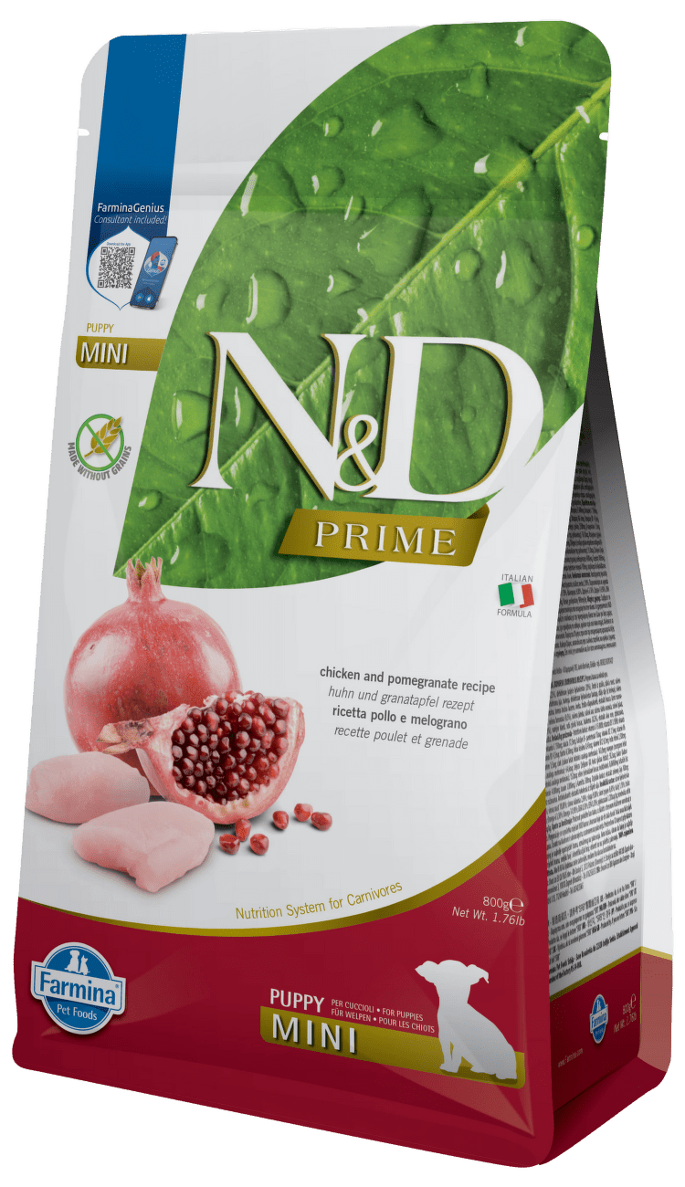 N&D Prime Dog Puppy Mini Chicken & Pomegranate 800g