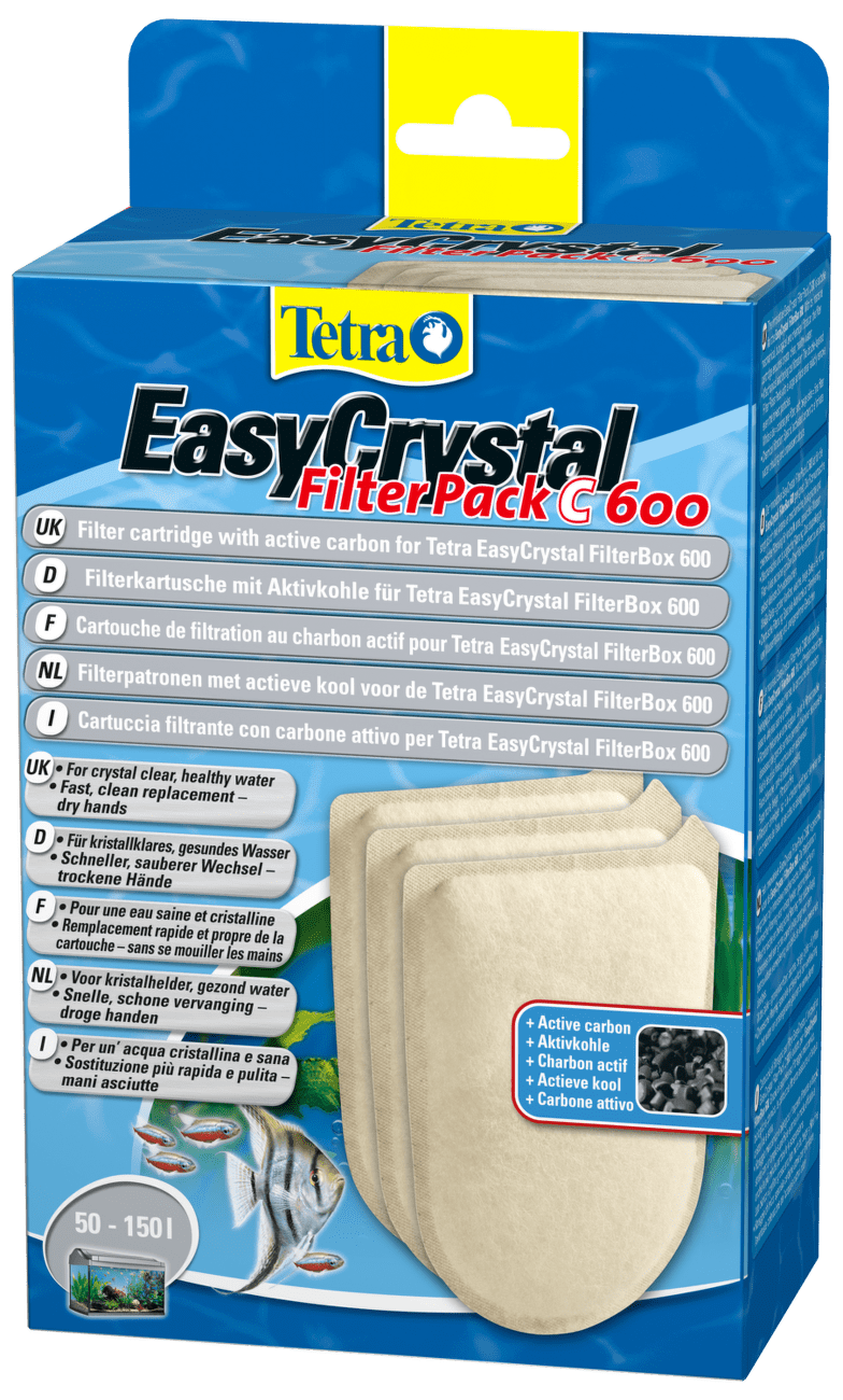 Náplň aktivní uhlí TETRA EasyCrystal Box 600 3ks
