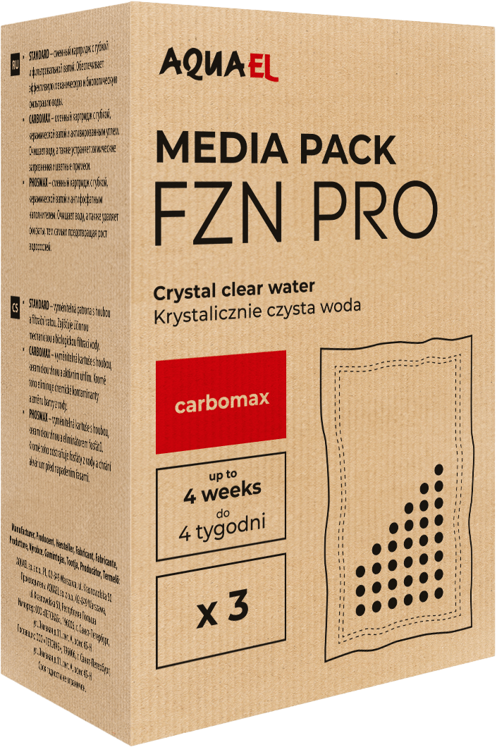 Náplň Aquael Media Pack FZN Pro Carbon 3ks