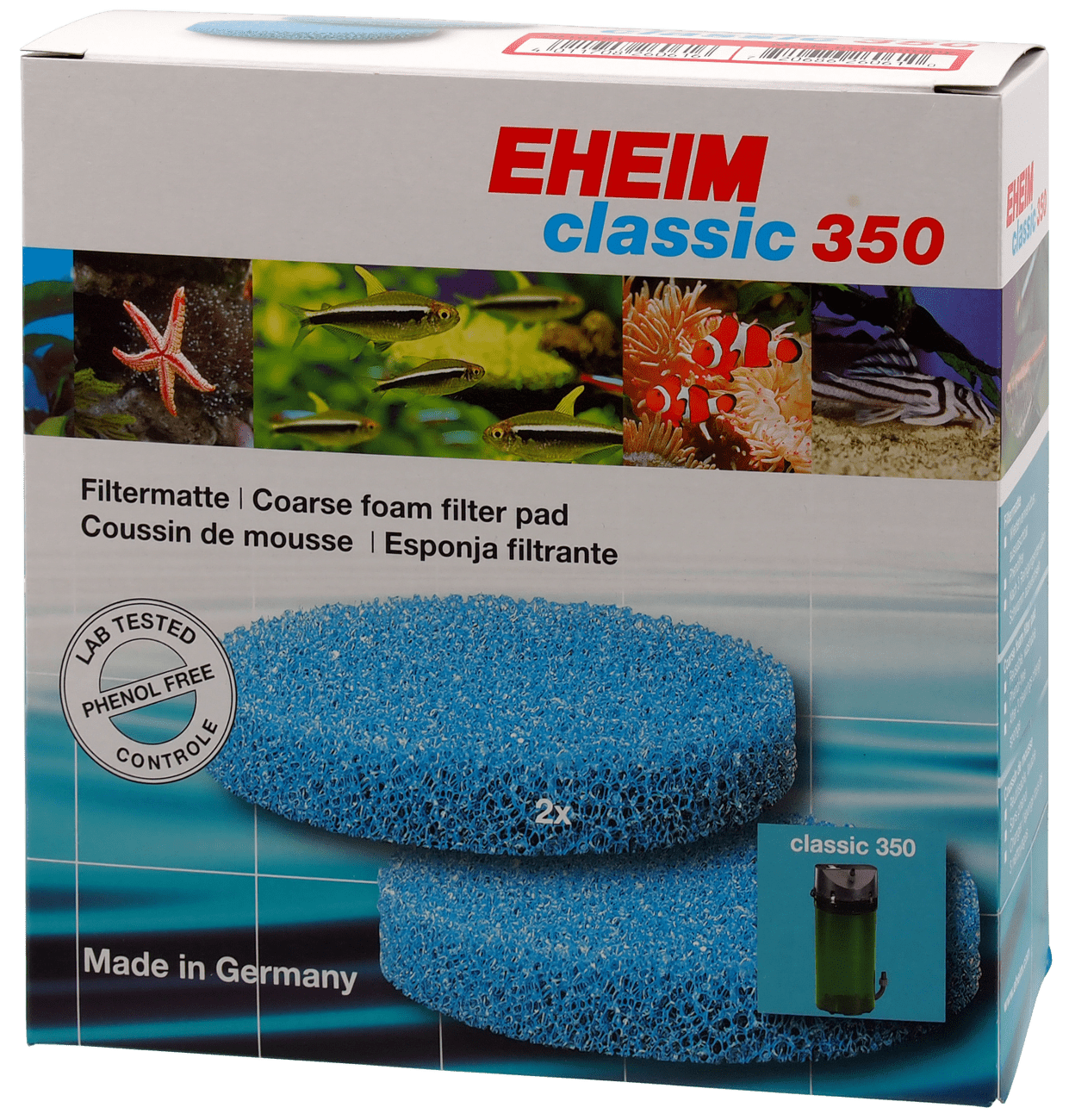 Náplň EHEIM molitan hrubý Classic 350 2ks