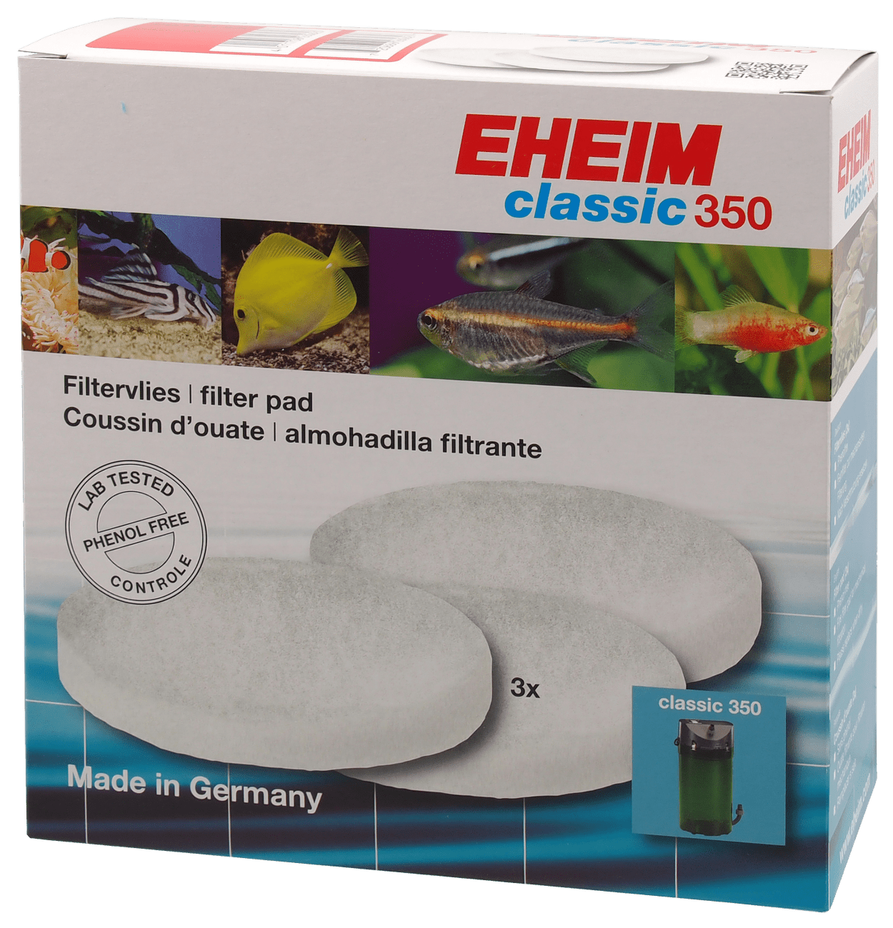 Náplň EHEIM vata filtrační jemná Classic 350 3ks