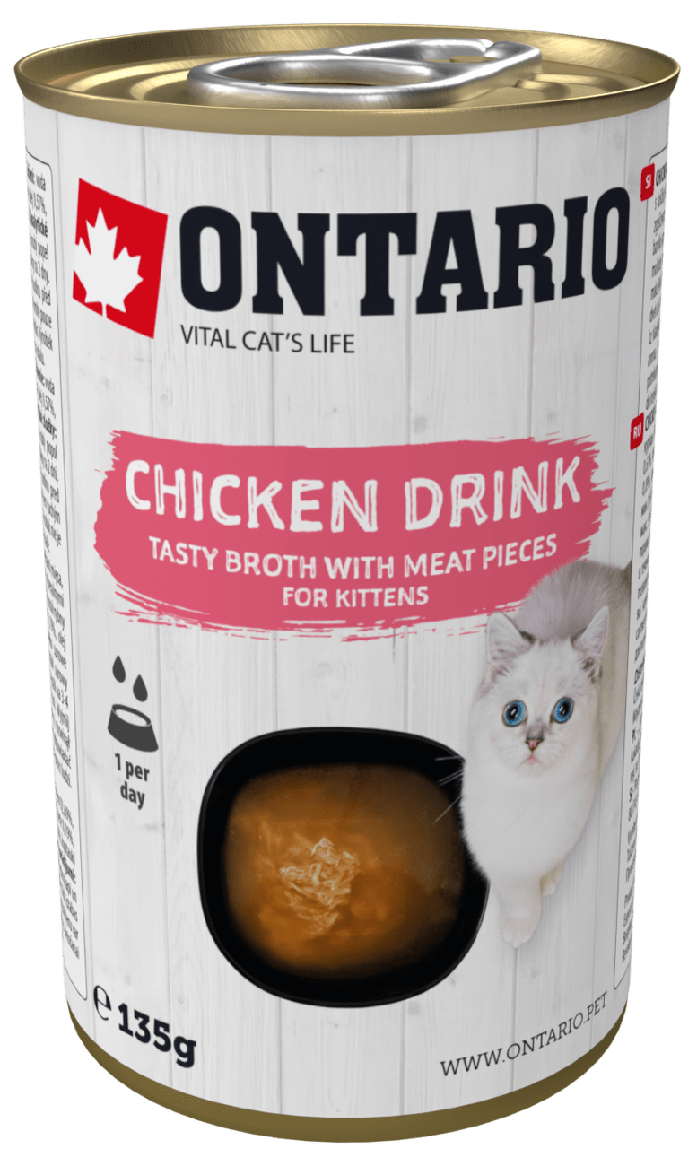 Nápoj Ontario Kitten Drink Chicken 135g