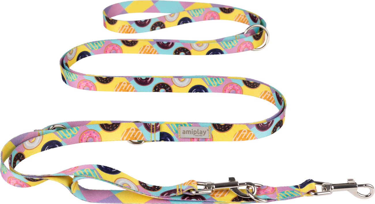 Nastavitelné vodítko Amiplay BeHappy 8v1 Donut S 200–400 cm × 1,5 cm
