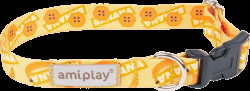 Nastavitelný obojek Amiplay BeHappy Banana XL 45–70 cm × 2,5 cm
