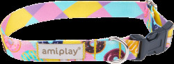 Nastavitelný obojek Amiplay BeHappy Donut XL 45–70 cm × 2,5 cm