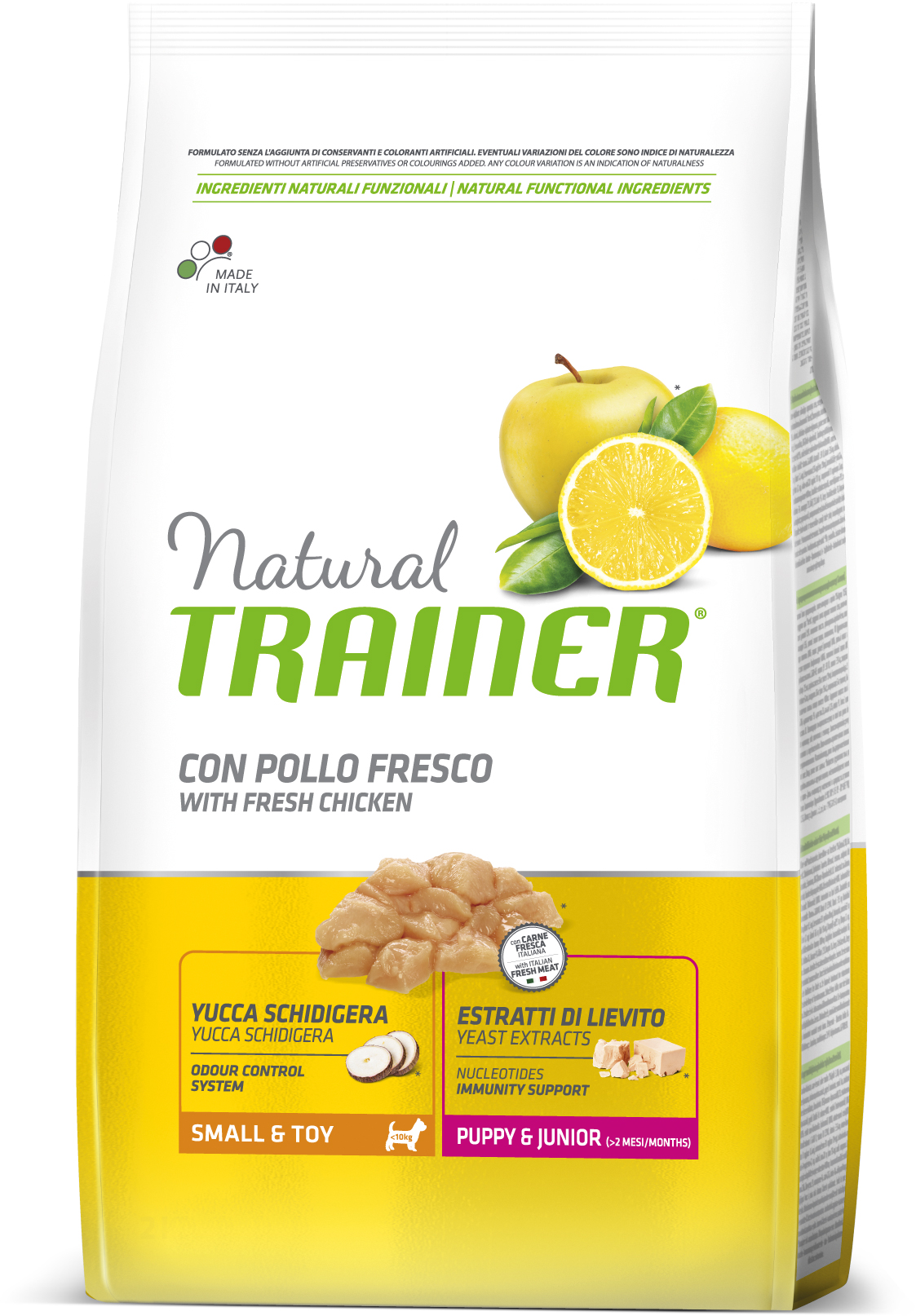 Natural Trainer Small & Toy Puppy & Junior čerstvé kuře 2 kg