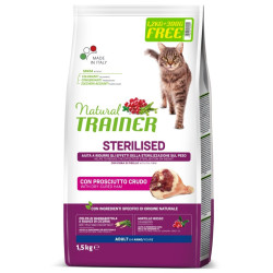 Natural Trainer TRAINER Natural Cat Adult STERILISED sušená šunka 1,5kg