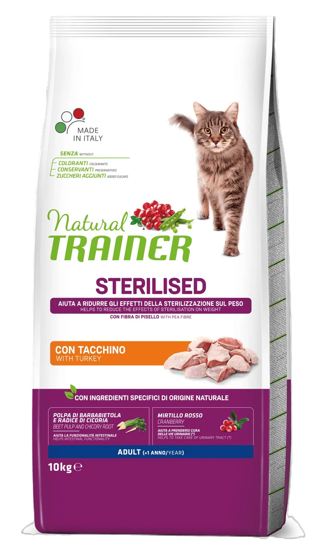 Natural Trainer Trainer Natural Cat Sterilised krůti maso 10kg