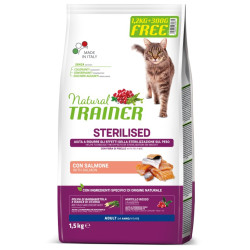 Natural Trainer TRAINER Nature Cat Sterilised Sensitive Plus losos 1,5kg