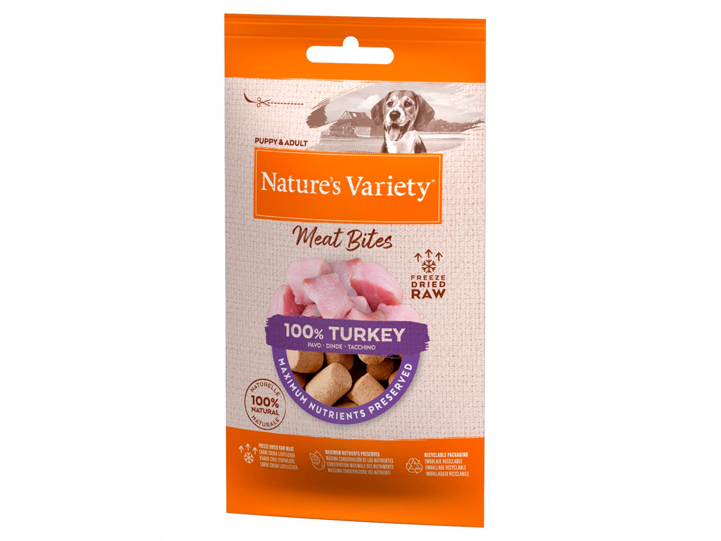 Nature's Variety lyofilizované krůtí kousky 20 g