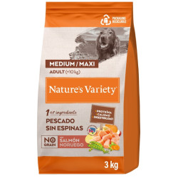 Nature's Variety No Grain pro střední psy s lososem 3 kg