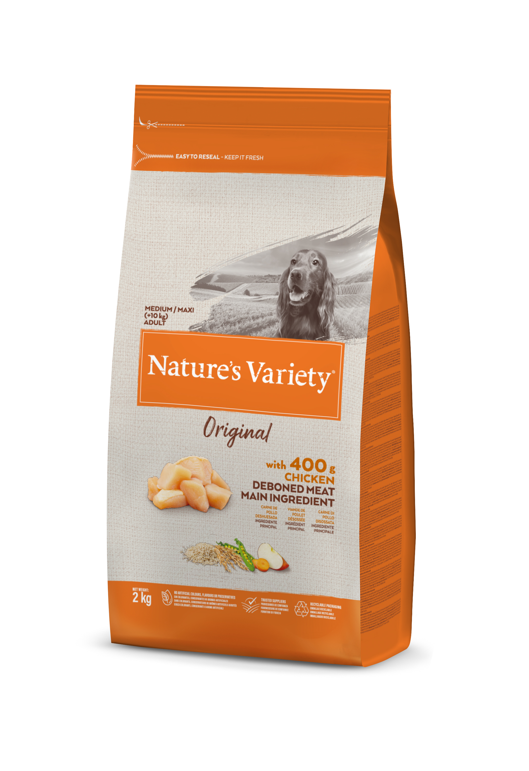 Nature's Variety Original No Grain pro střední psy s kuřecím 2 kg