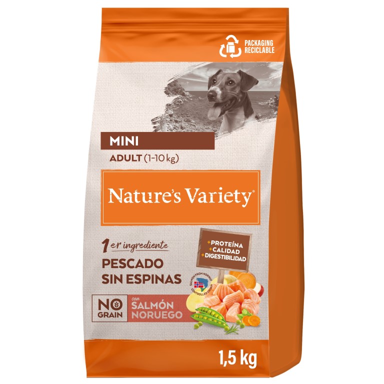 Nature's Variety Original pro malé psy s lososem 1,5 kg