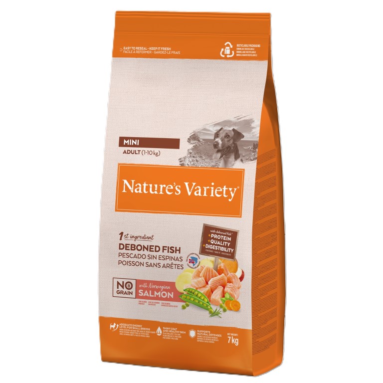 Nature's Variety Original pro malé psy s lososem 7 kg