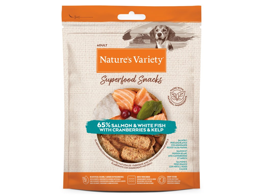 Nature's Variety Superfood Snacks losos 85 g