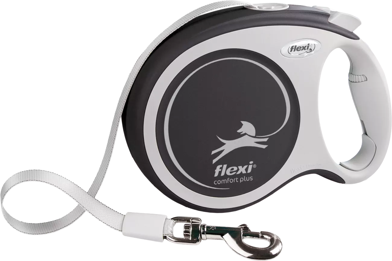Navíjecí vodítko Flexi Comfort Plus Tape L 8 m antracit