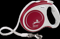 Navíjecí vodítko Flexi Comfort Plus Tape M 5 m červené