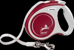Navíjecí vodítko Flexi Comfort Plus Tape S 5 m červené