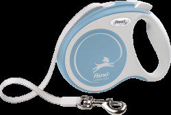 Navíjecí vodítko Flexi Comfort Plus Tape S 5 m světle modré