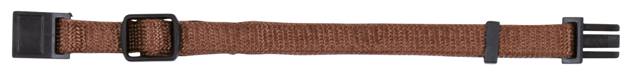 Nylonový rozeznávací obojek pro štěňata S–M 17–25cm/10mm světlý