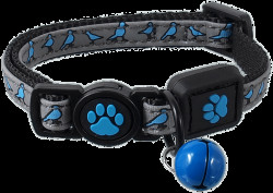 Obojek Active Cat Reflective XXS modrý 1x16-22cm