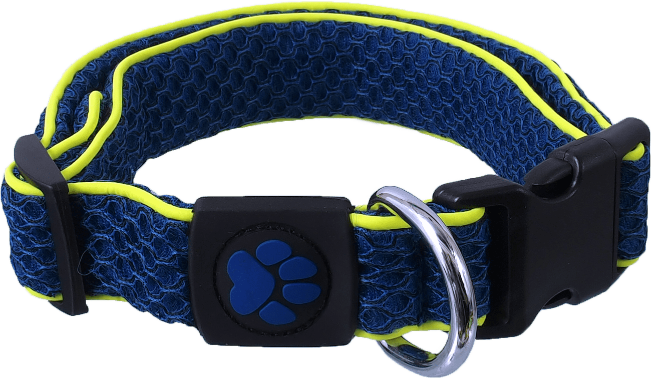 Obojek Active Dog Mellow L tm. modrý 3,2x42-67cm
