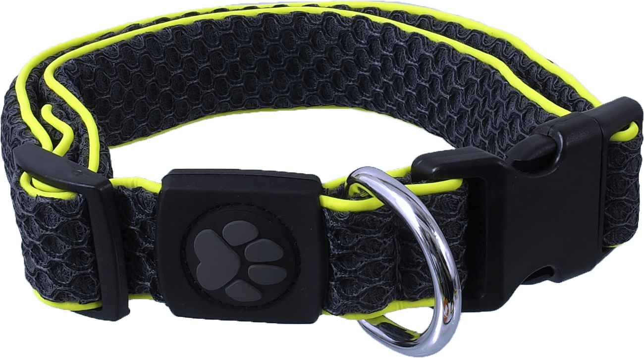 Obojek Active Dog Mellow S šedý 2,5x28-40cm