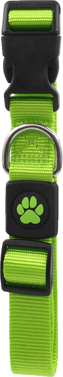Obojek Active Dog Premium L limetka 2,5x45-68cm