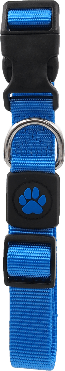 Obojek Active Dog Premium L modrý 2,5x45-68cm