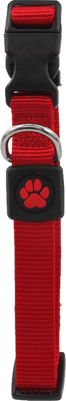 Obojek Active Dog Premium M červený 2x34-49cm