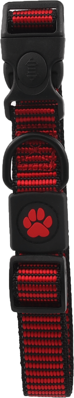 Obojek Active Dog Strong L červený 2,5x45-68cm