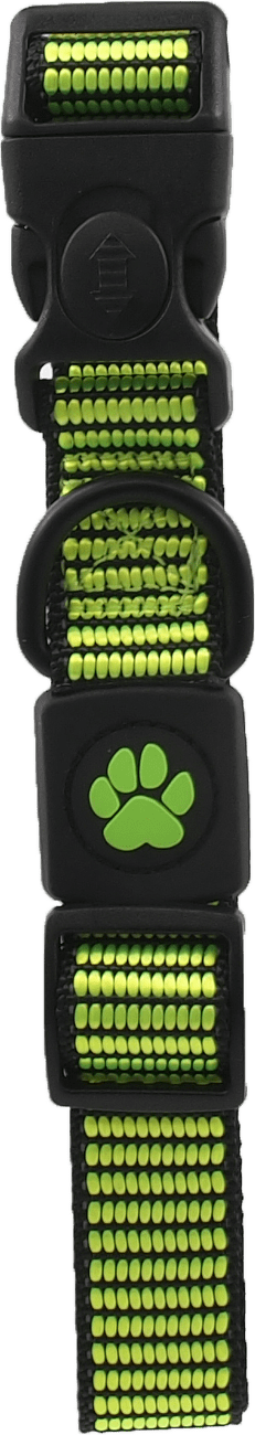 Obojek Active Dog Strong L limetka 2,5x45-68cm