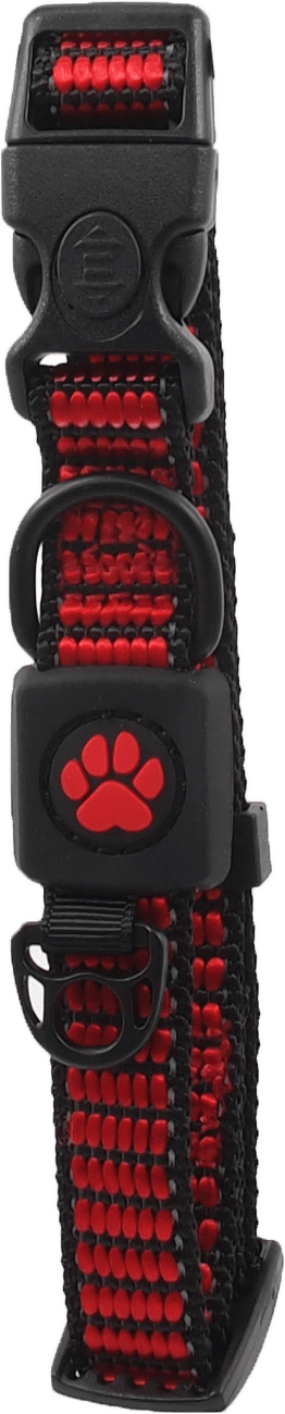 Obojek Active Dog Strong S červený 1,5x27-37cm