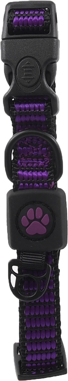 Obojek Active Dog Strong S fialový 1,5x27-37cm