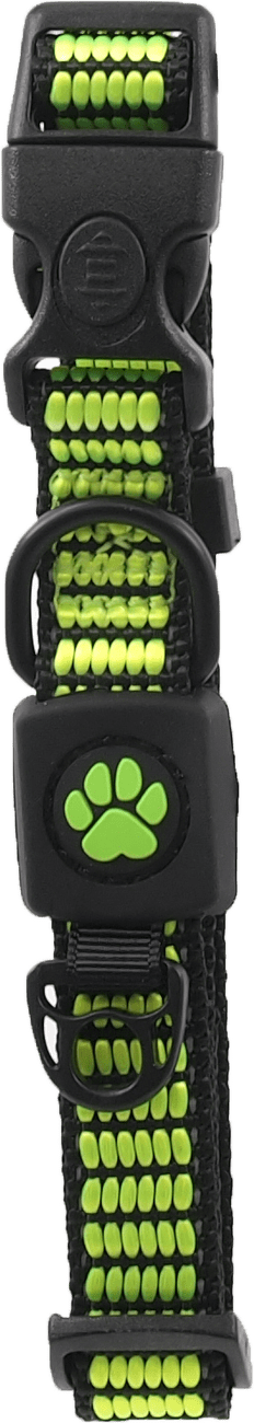 Obojek Active Dog Strong S limetka 1,5x27-37cm