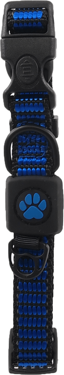 Obojek Active Dog Strong S modrý 1,5x27-37cm
