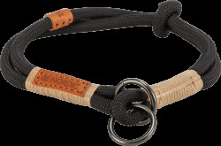 Obojek Be Nordic polostahovací Trixie M 45 cm 8 mm černo pískový