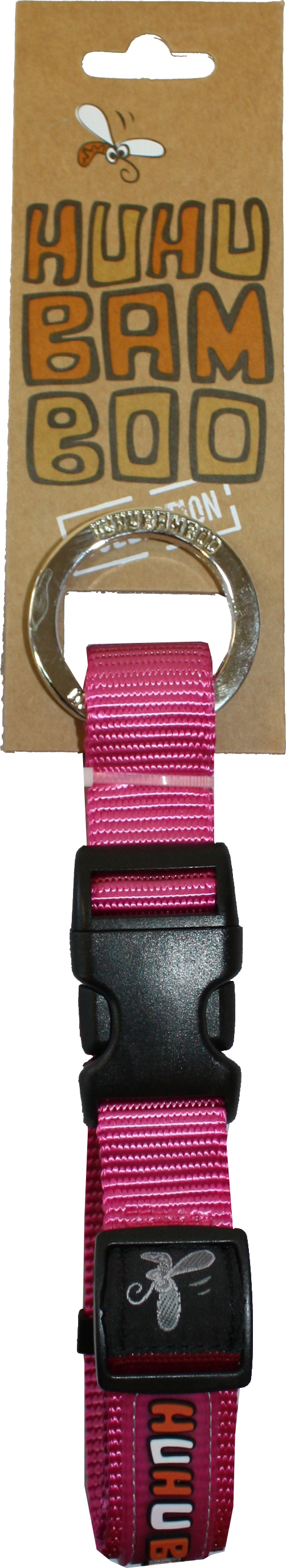 Obojek Huhubamboo fialový 2,5 x 65 cm
