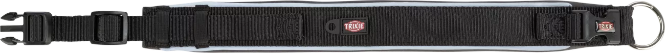 Obojek Premium extra široký Trixie L 46 55 cm 50 mm černo grafitový