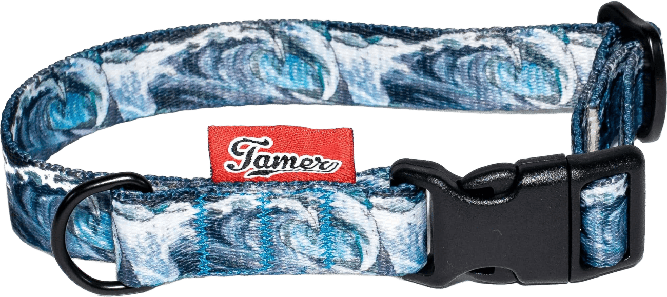 Obojek Tamer Simple Ocean Wave 1,5 cm 18-27 cm