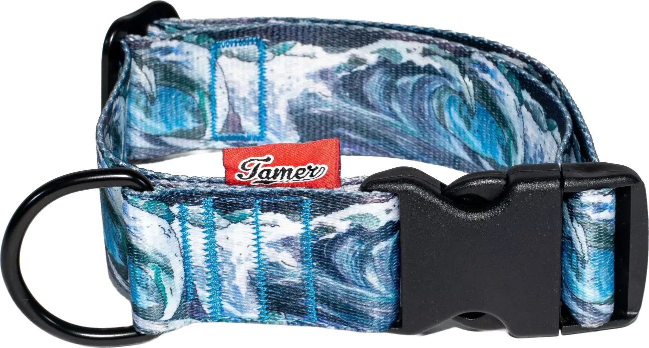 Obojek Tamer Simple Ocean Wave 4 cm 33-55 cm