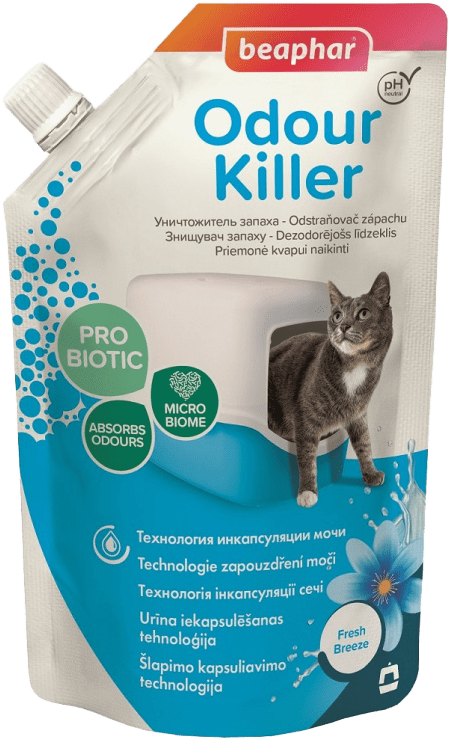 Odstraňovač zápachu pro kočičí toalety Beaphar Odour Killer  400g