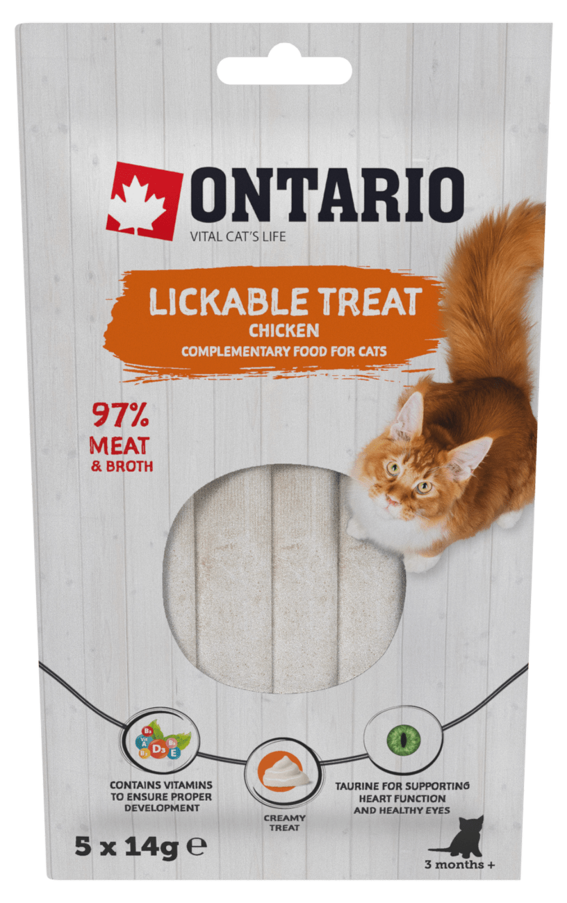 Ontario pochoutka lízací kuřecí 5x14g